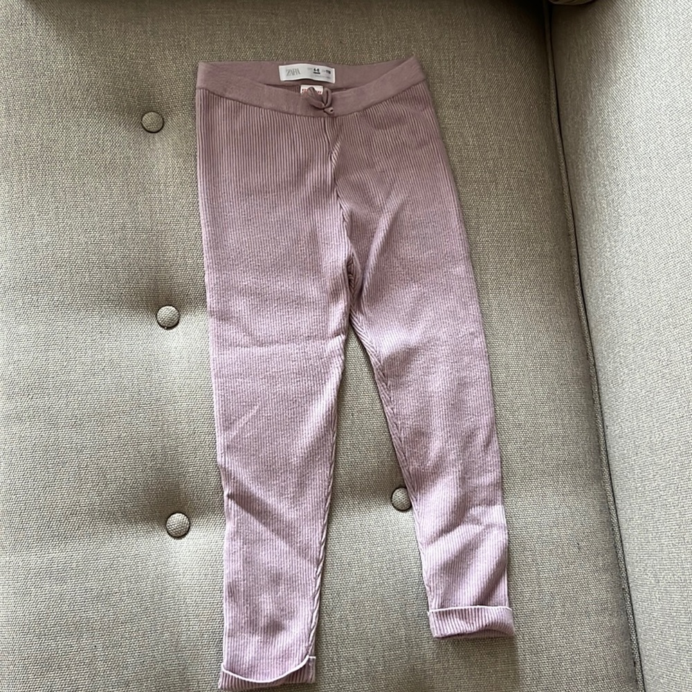 Zara Girls Lavender Leggings